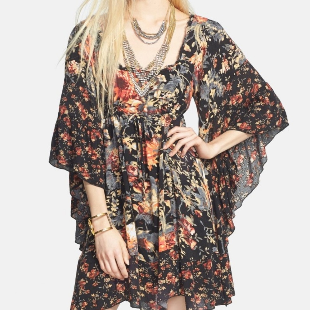 Free People Heart of Gold Mini Dress